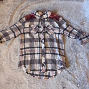 Girls button up blouse